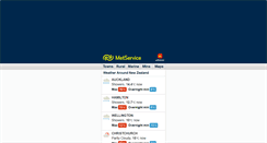 Desktop Screenshot of m.metservice.com